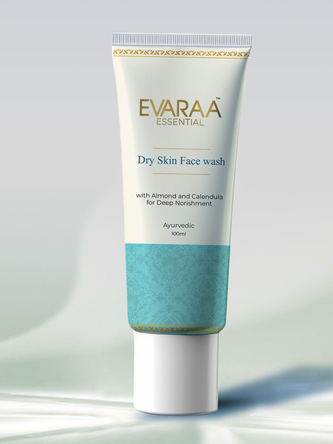 

EVARAA ESSENTIAL Dry Skin Face Wash With Almond & Calendula - 100 ml, White