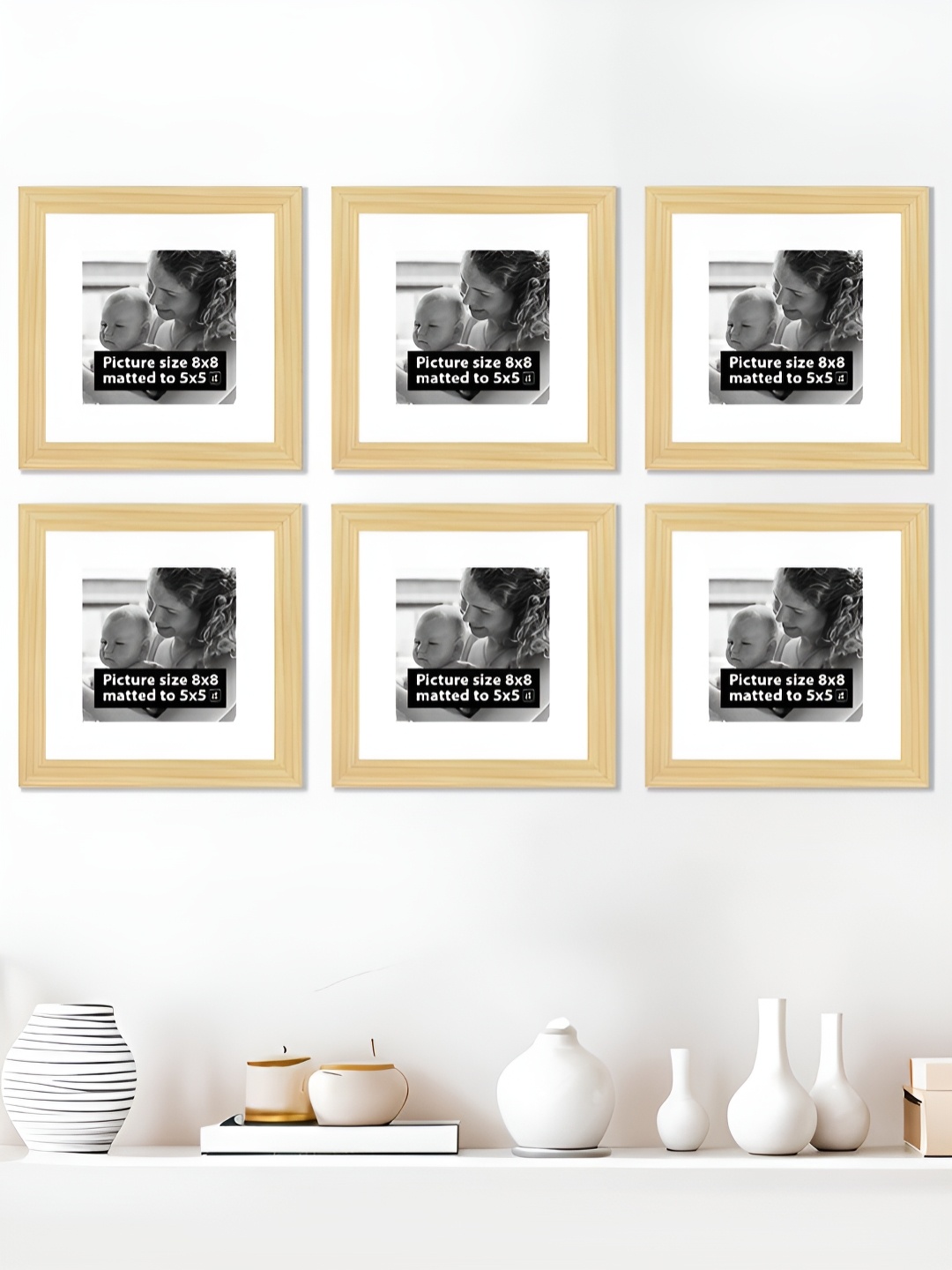 

Art Street Beige 5 to 7 Pieces Wood Wall Photo Frames