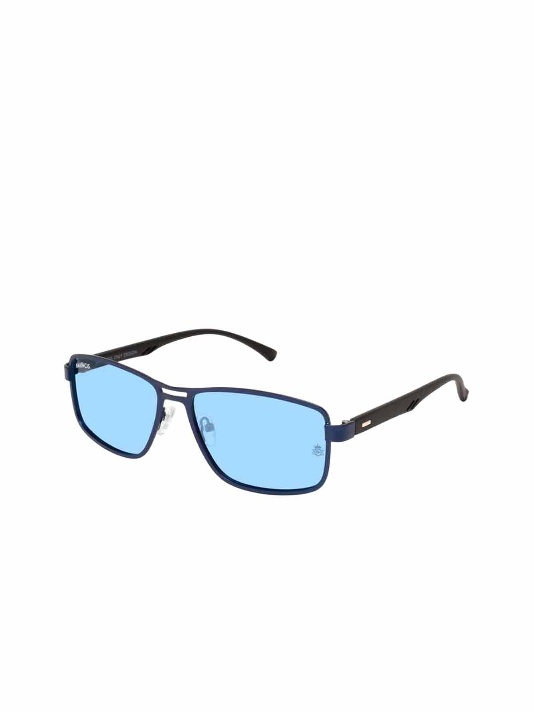 

BAVINCIS Unisex Rectangle Sunglasses with Polarised Lens, Blue