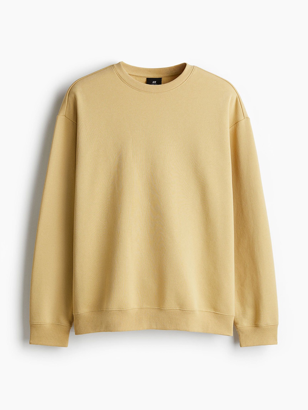 

H&M Loose Fit Sweatshirt, Yellow