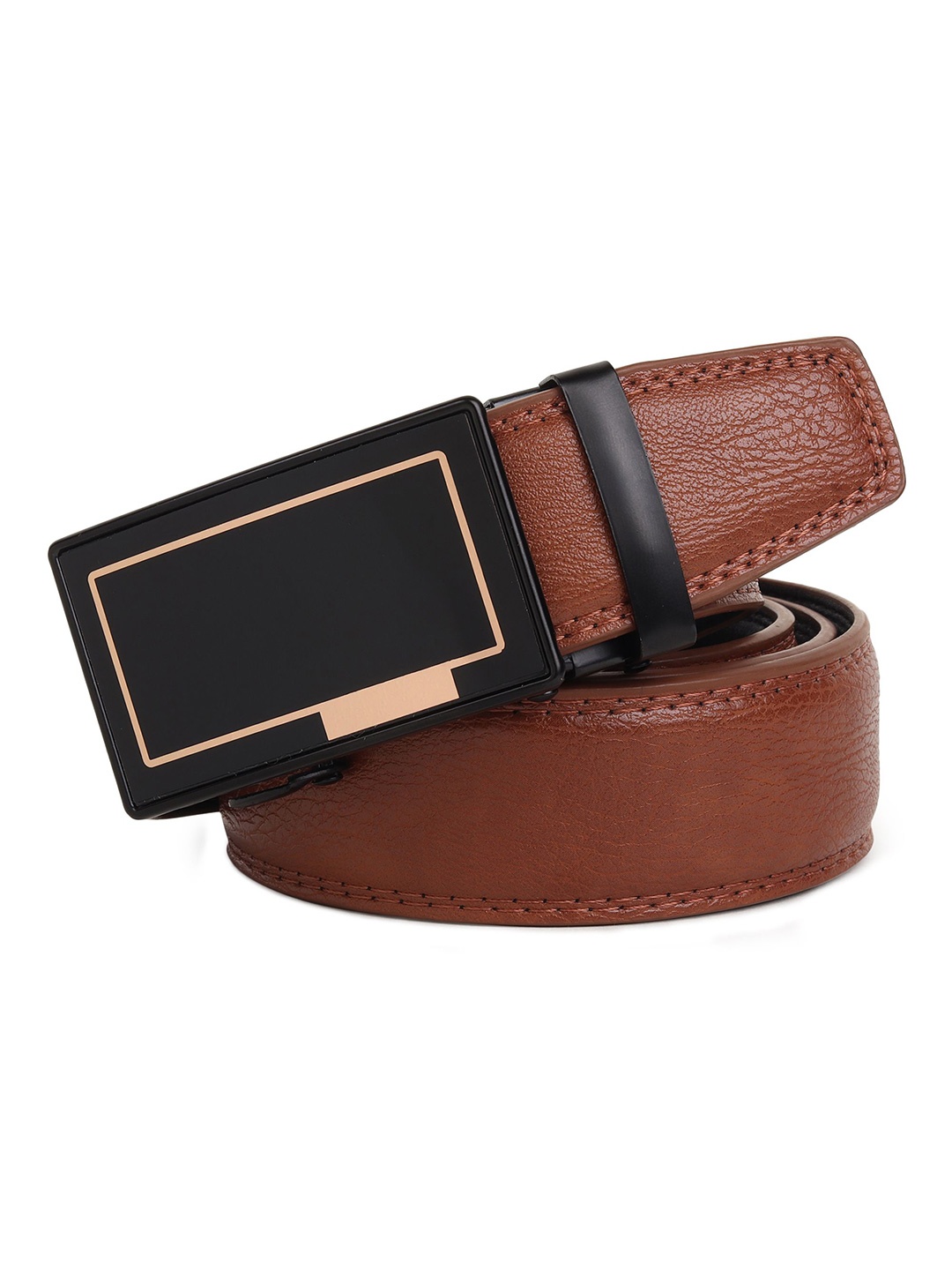 

Provogue Men Textured Belt, Tan