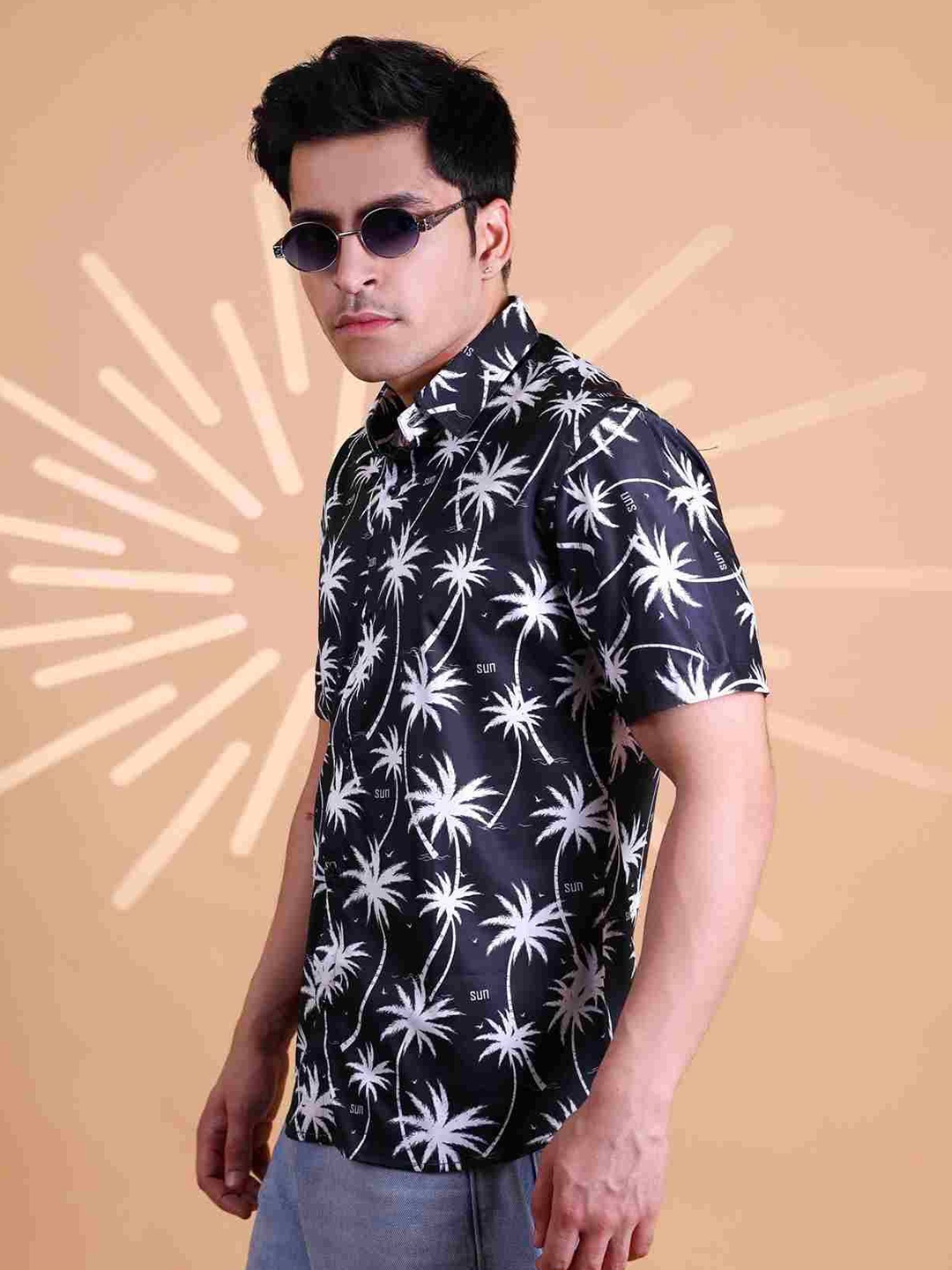 

Fesner Men Comfort Opaque Printed Casual Shirt, Multi