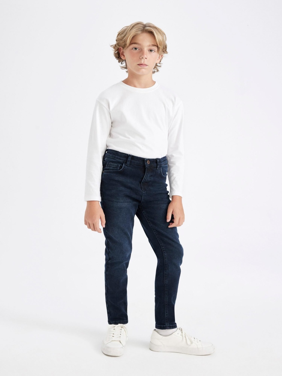 

DeFacto Boys Light Fade Stretchable Jeans, Blue