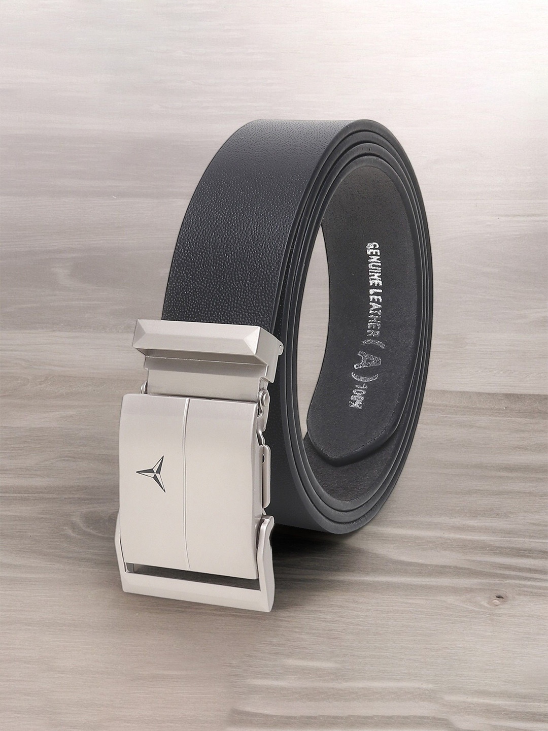

Provogue Men Textured Leather Formal Belt, Black
