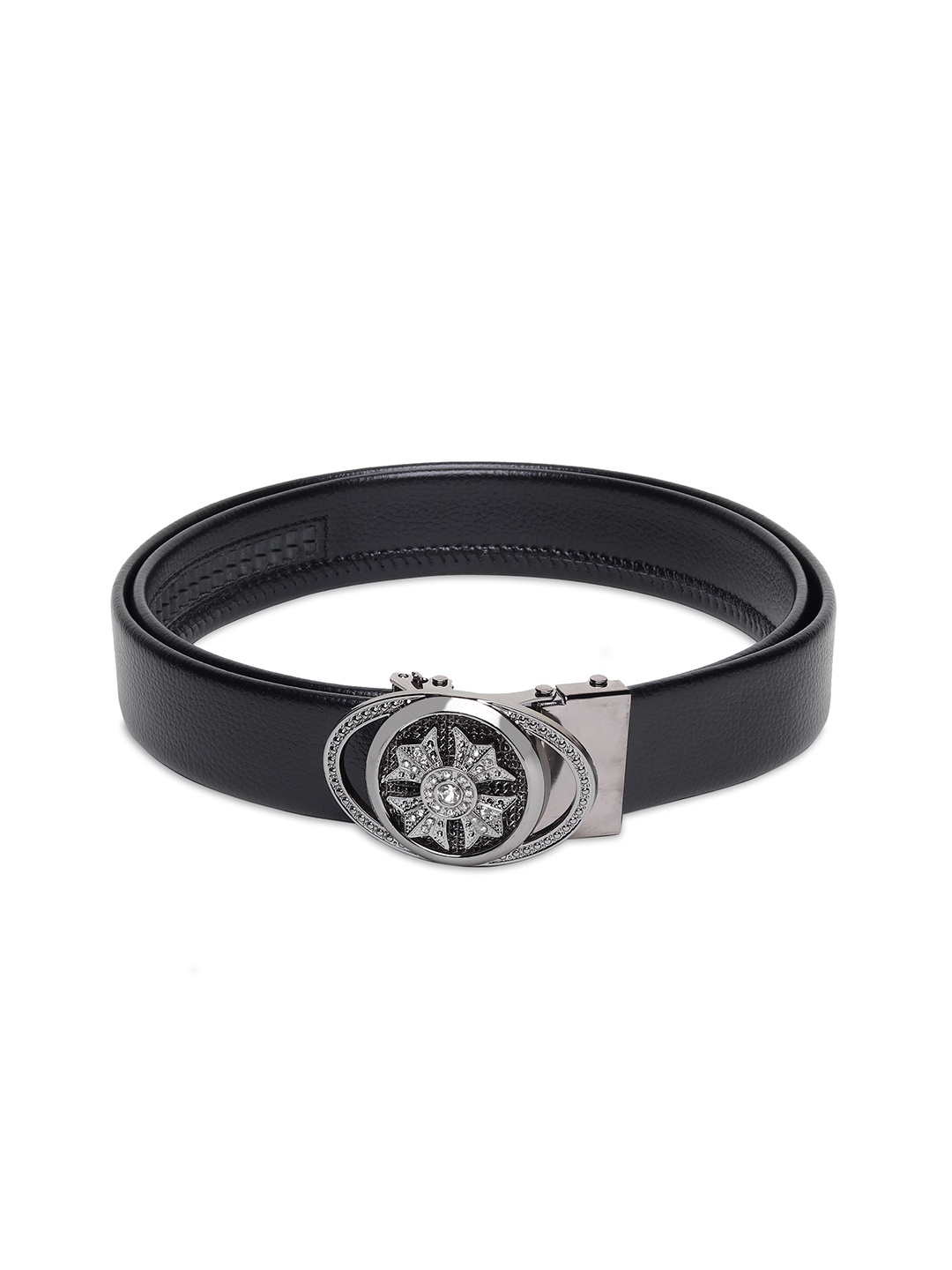 

Provogue Men Textured Belt, Black