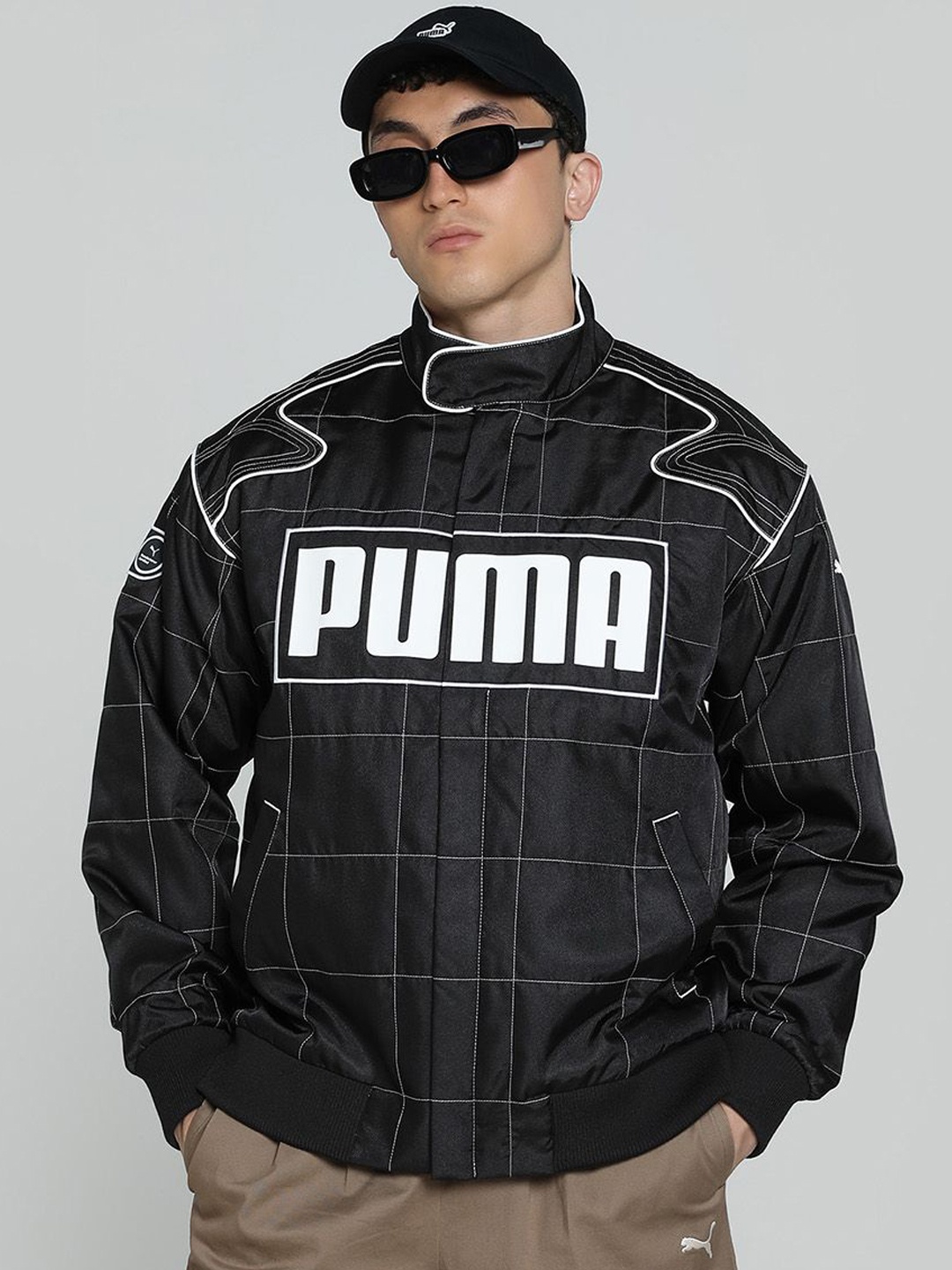 

Puma Archive Seasonal Unisex Oversized Fit Racer Jacket, Black