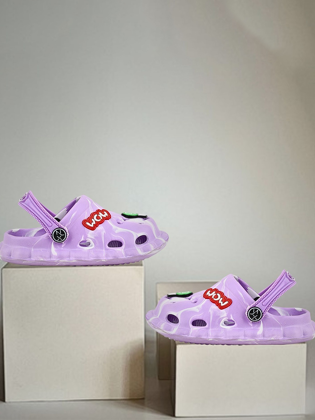 

Smartots Kids Self Design Clogs, Purple