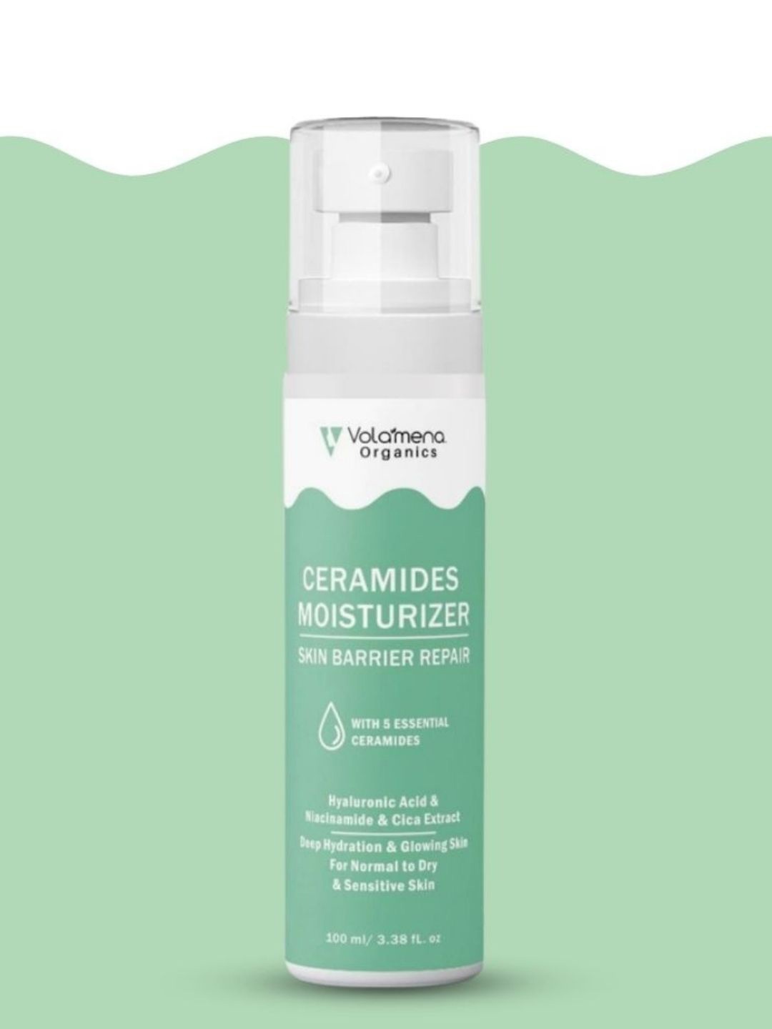 

Volamena Ceramides Skin Barrier Repair Moisturizer - 100 ml, White