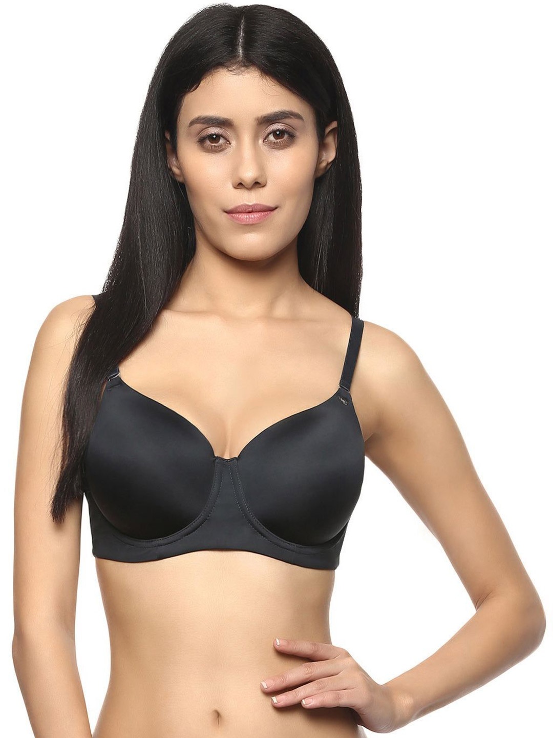 

Soie Women Extreme Coverage Padded Wired Bra, Black