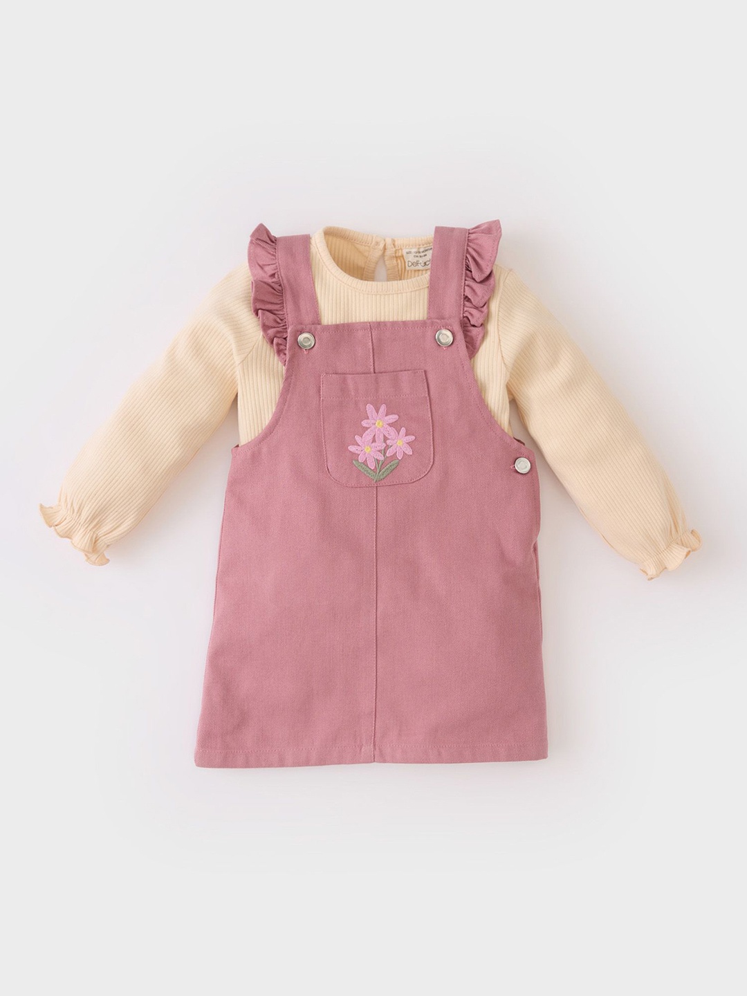 

DeFacto Girls Pinafore Dress, Pink