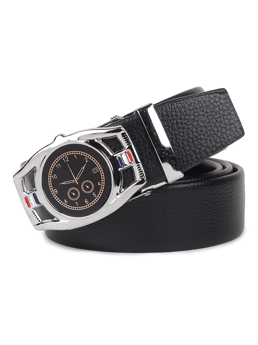 

Provogue Men Textured Belt, Black