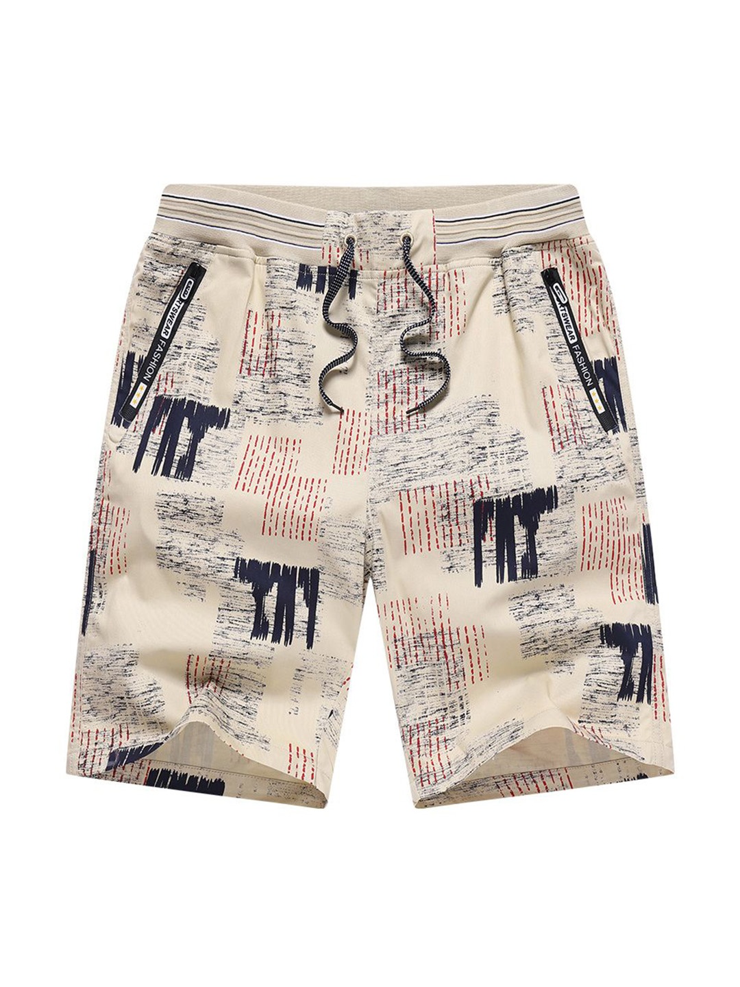 

StyleCast x Revolte Men Printed Shorts, Khaki