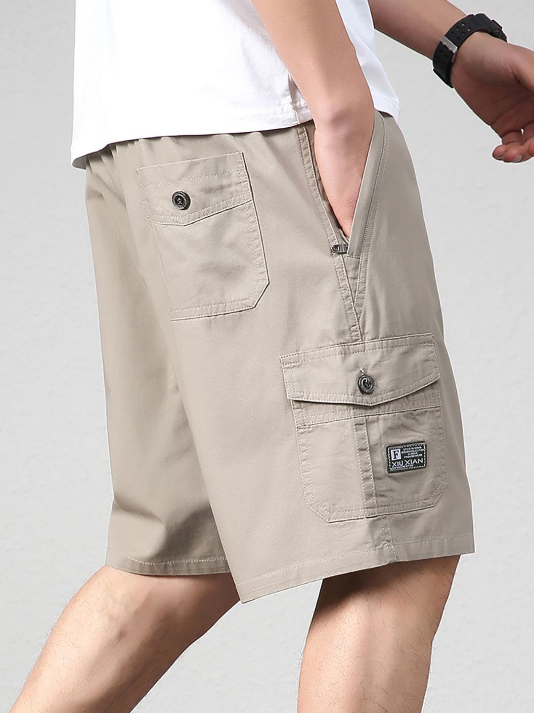 

StyleCast x Revolte Men Shorts, Grey