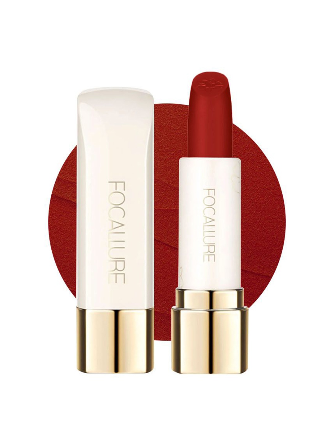 

FOCALLURE Long Lasting Matte Bullet Lipstick - 3.7 g Shade No - 002, Red