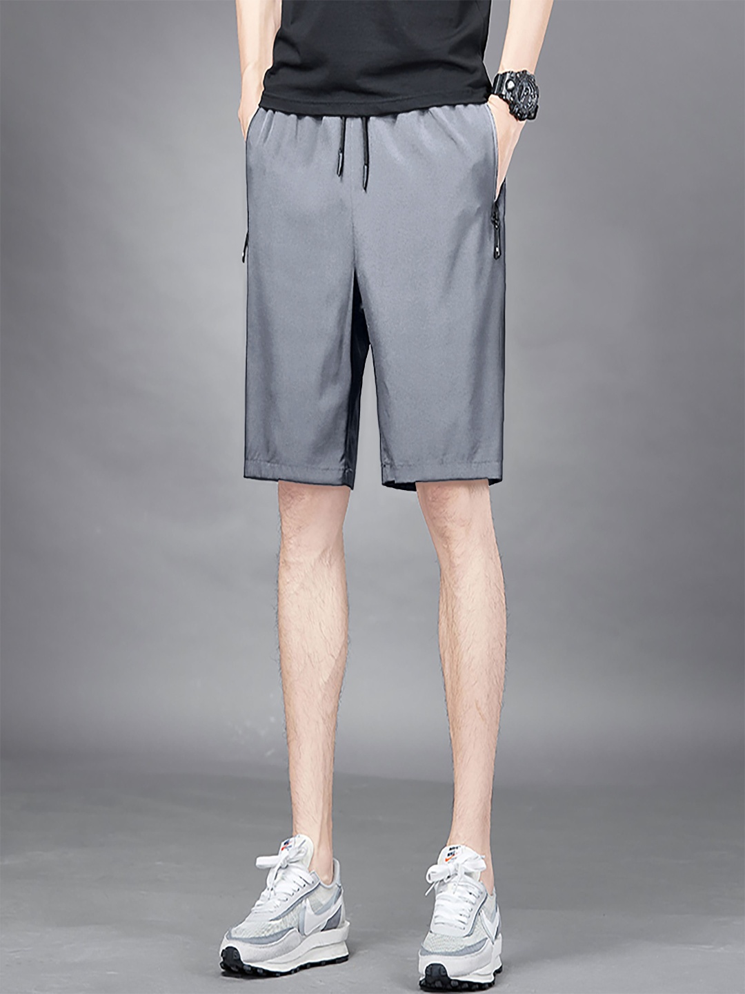 

StyleCast x Revolte Men Shorts, Grey