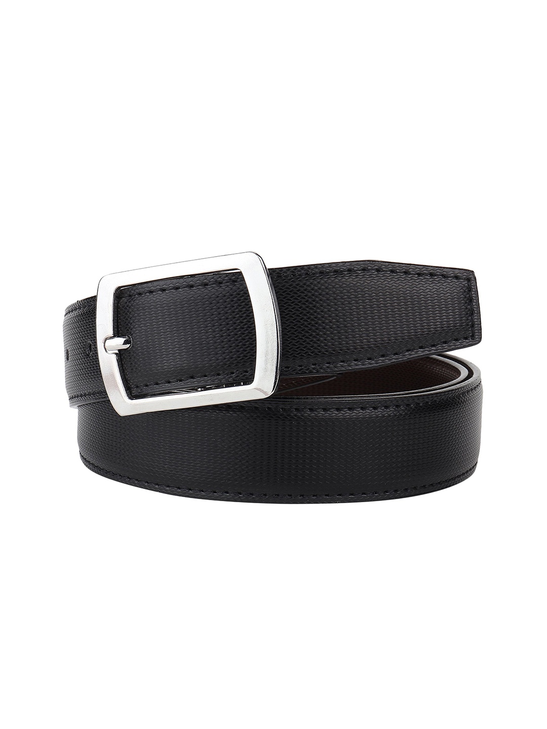 

Provogue Men Textured Formal Belt, Black