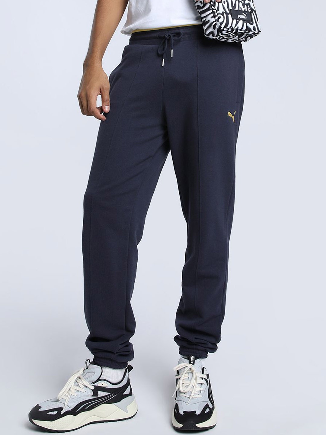 

Puma Men Cotton Road To Unity Track Pants, Navy blue