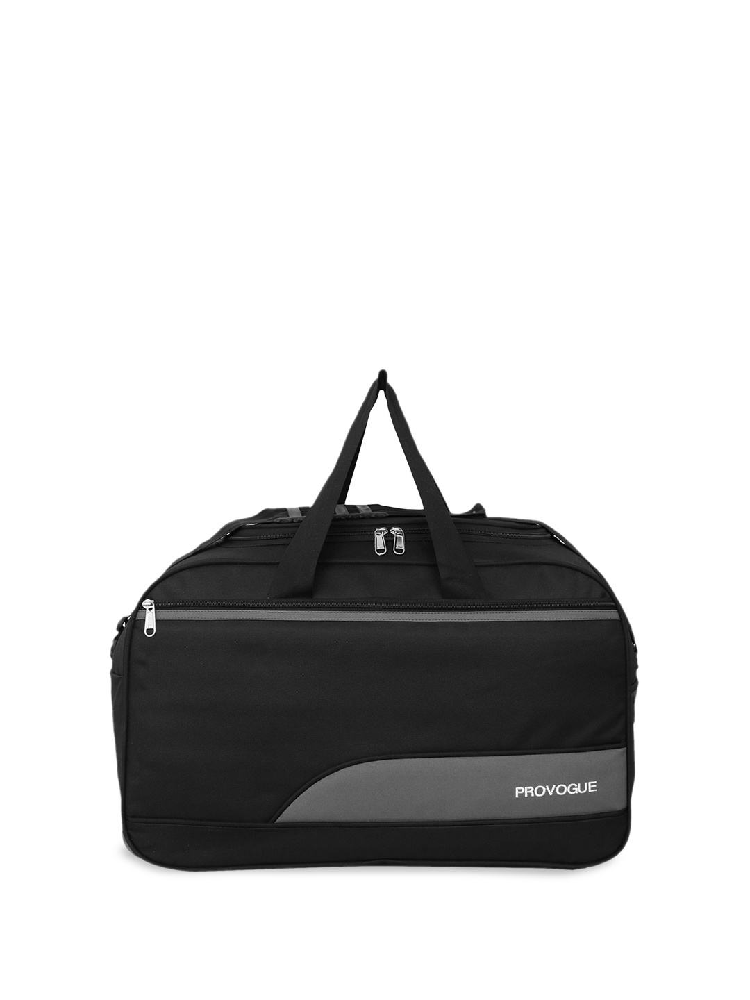 

Provogue Colourblocked Medium Casual Duffel Bag, Black