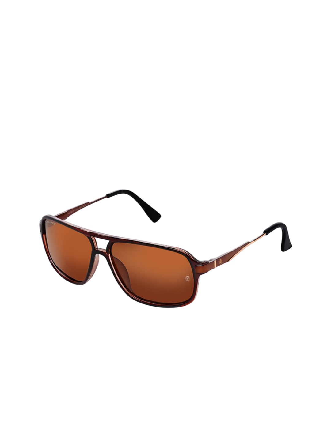 

BAVINCIS Unisex Square Sunglasses with UV Protected Lens, Brown