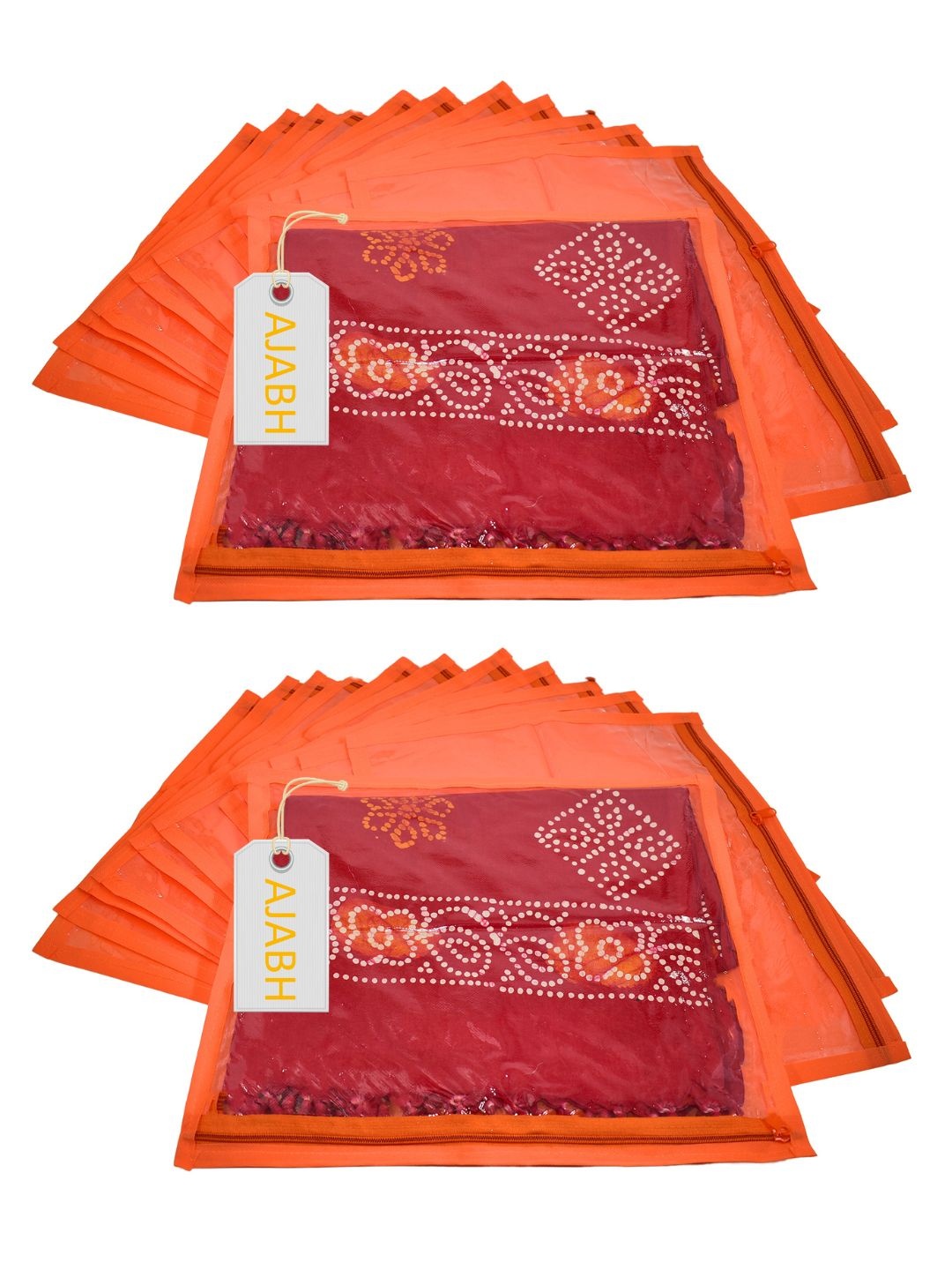 

Ajabh Orange 24 Pieces Regular Multi-Utility Garment Cover Bag Organisers