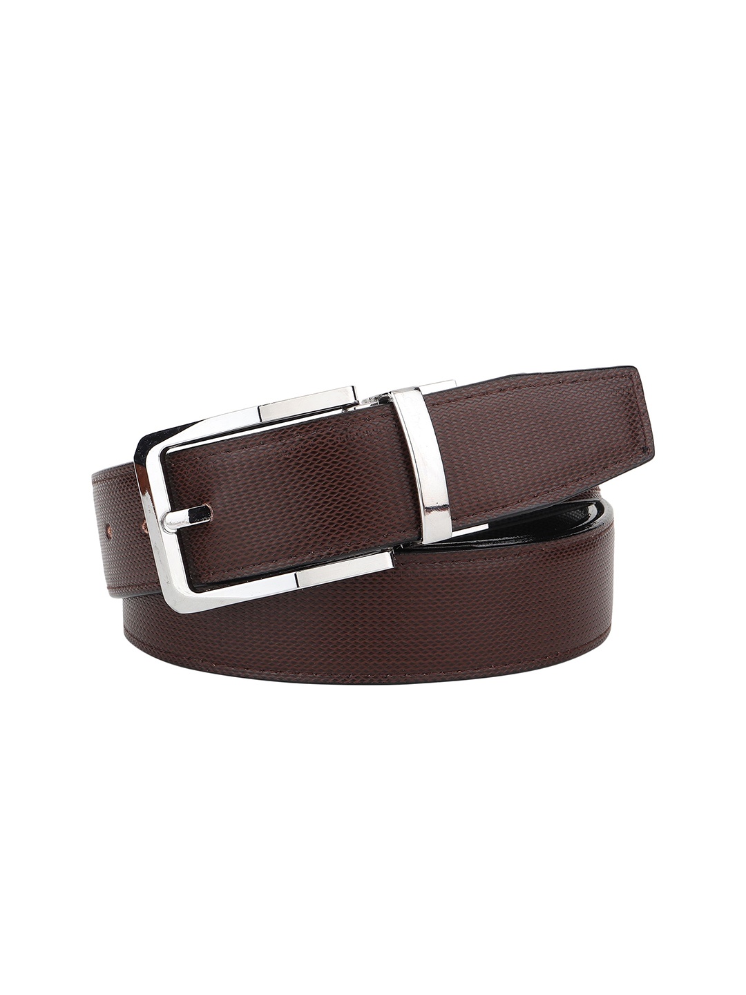 

Provogue Men Textured Reversible Formal Belt, Brown