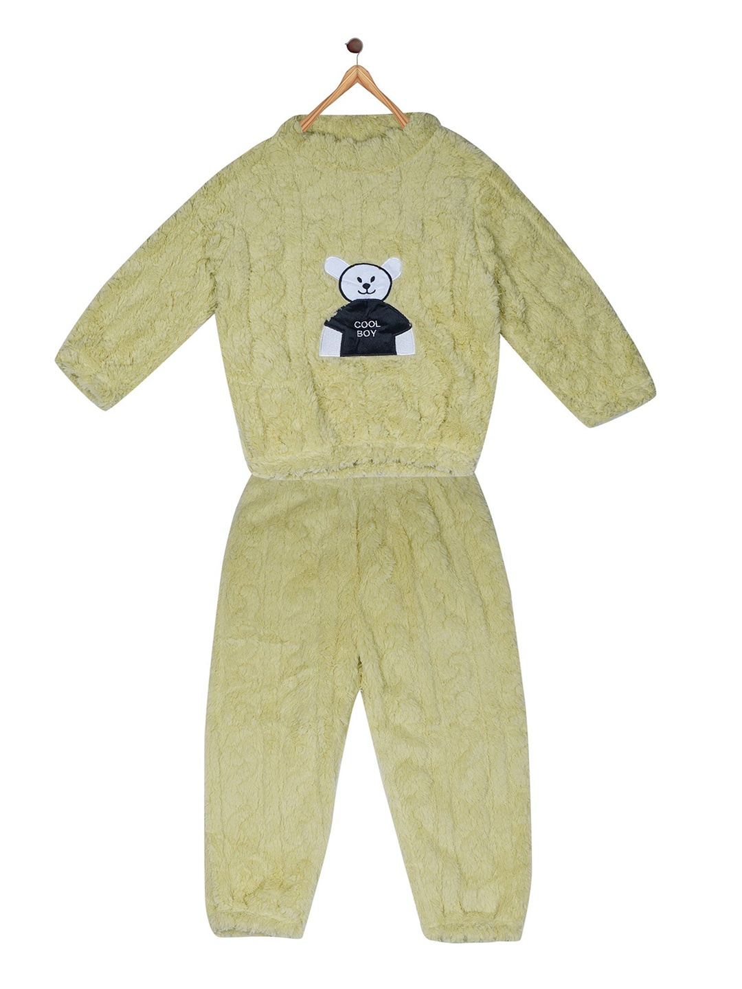 

BAESD Unisex Kids Night suit, Green