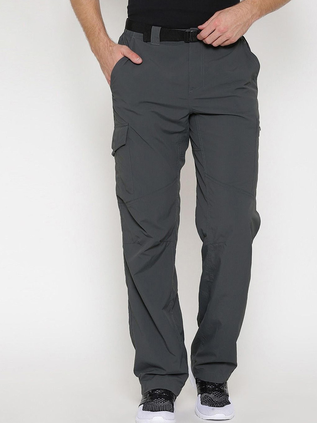 

Columbia Silver Ridge Men Omni-Shade Mid Rise Cargo Trousers, Grey