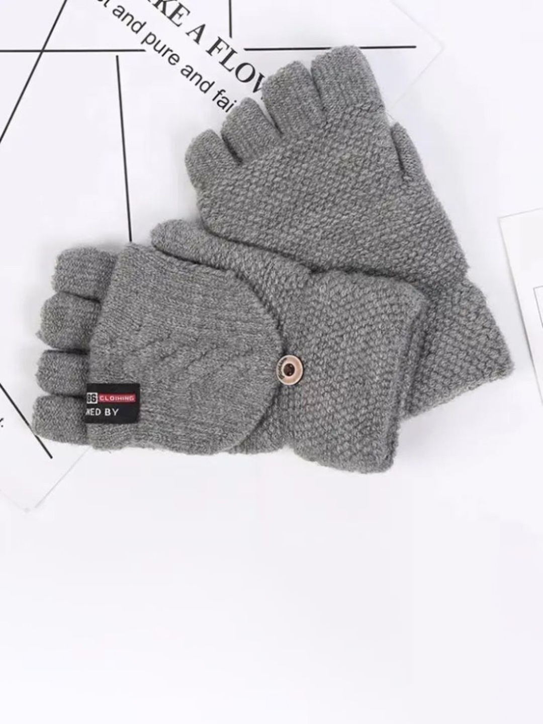 

TIPY TIPY TAP Unisex Kids Winter Gloves, Grey