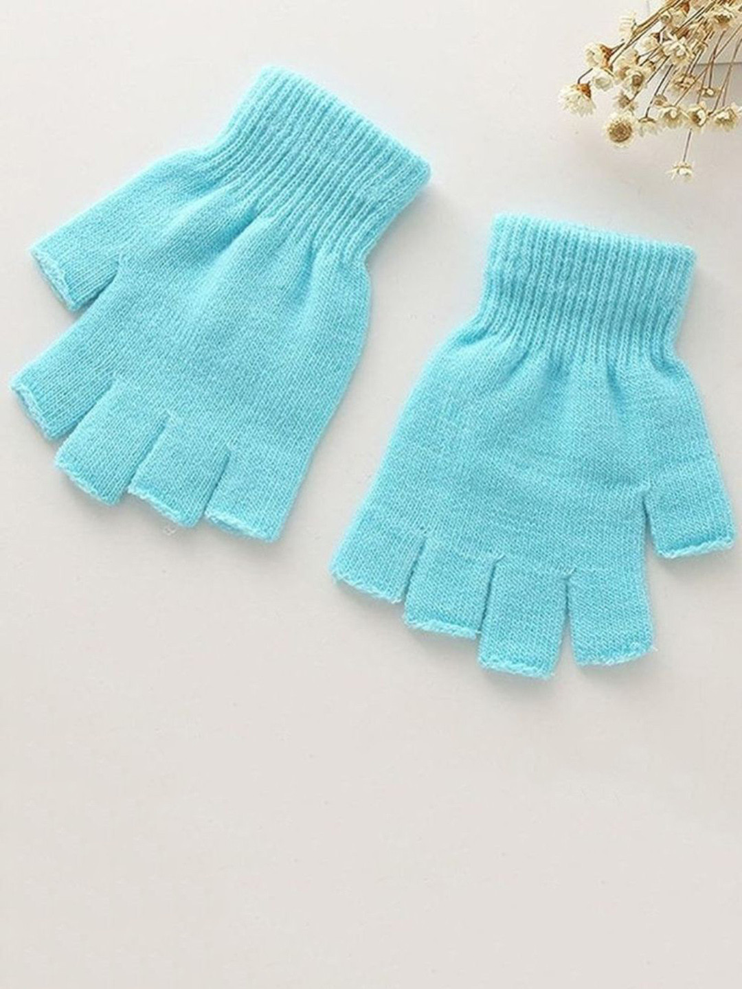 

TIPY TIPY TAP Unisex Kids Acrylic Winter Gloves, Blue