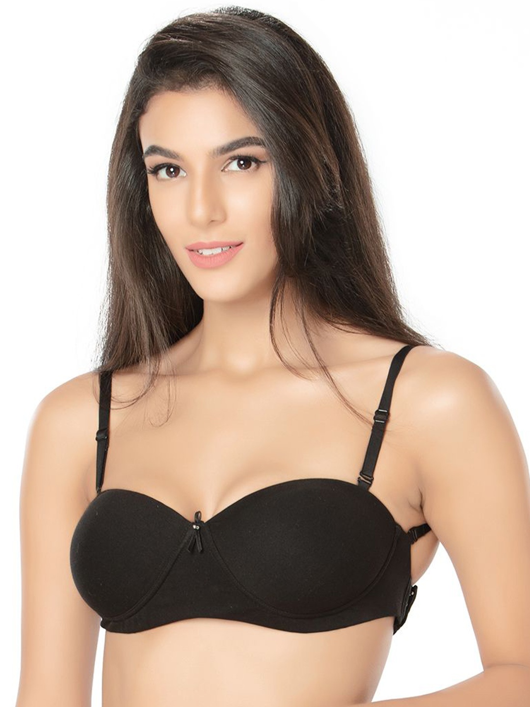 

Juliet Women Medium Coverage Lightly Padded and Non-Wired T-shirt Bra, Black