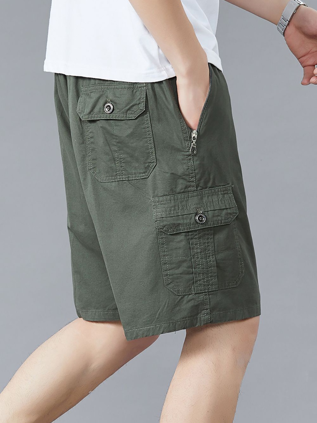 

StyleCast x Revolte Men Shorts, Green