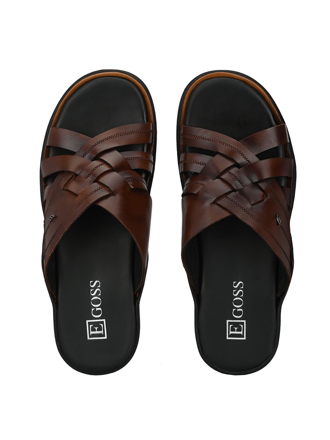 

Egoss Men Comfort Sandals, Brown