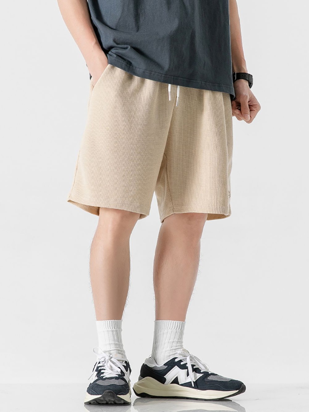 

StyleCast x Revolte Men Outdoor Shorts, Khaki