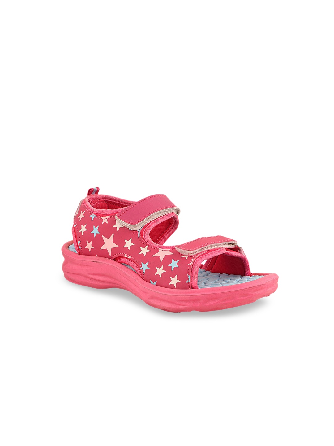 

YK Girls Textured Sports Sandals, Pink