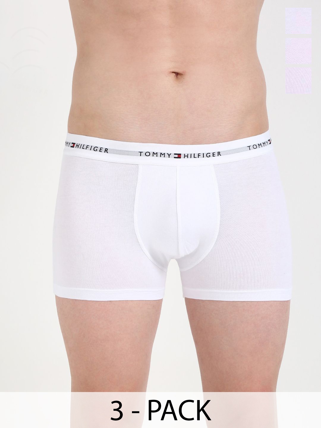

Tommy Hilfiger Men Pack Of 3 Outer Elastic Trunk S25HMUW040, White
