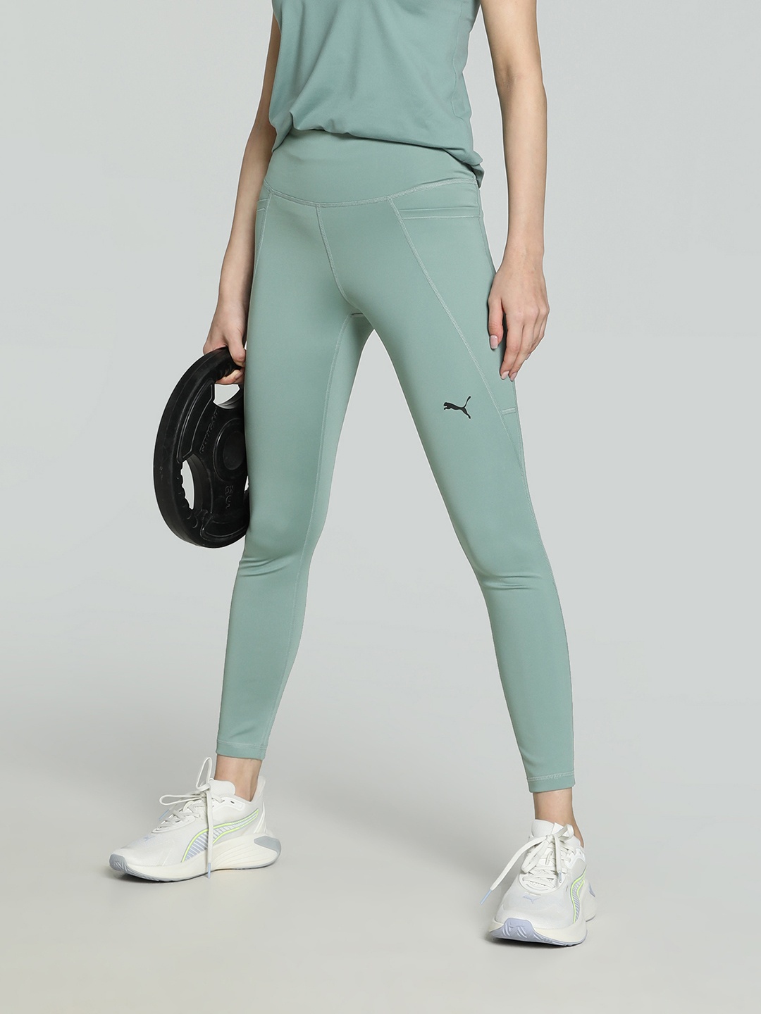 

Puma Train All Day 7/8 Women Training Sports Tights, Sea green