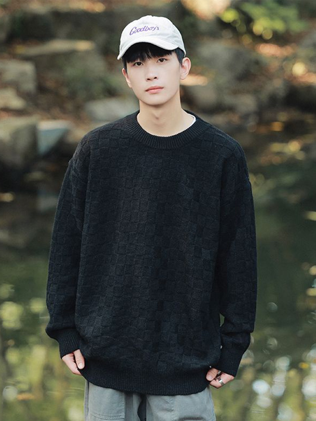 

StyleCast x Revolte Men Longline Pullover, Black
