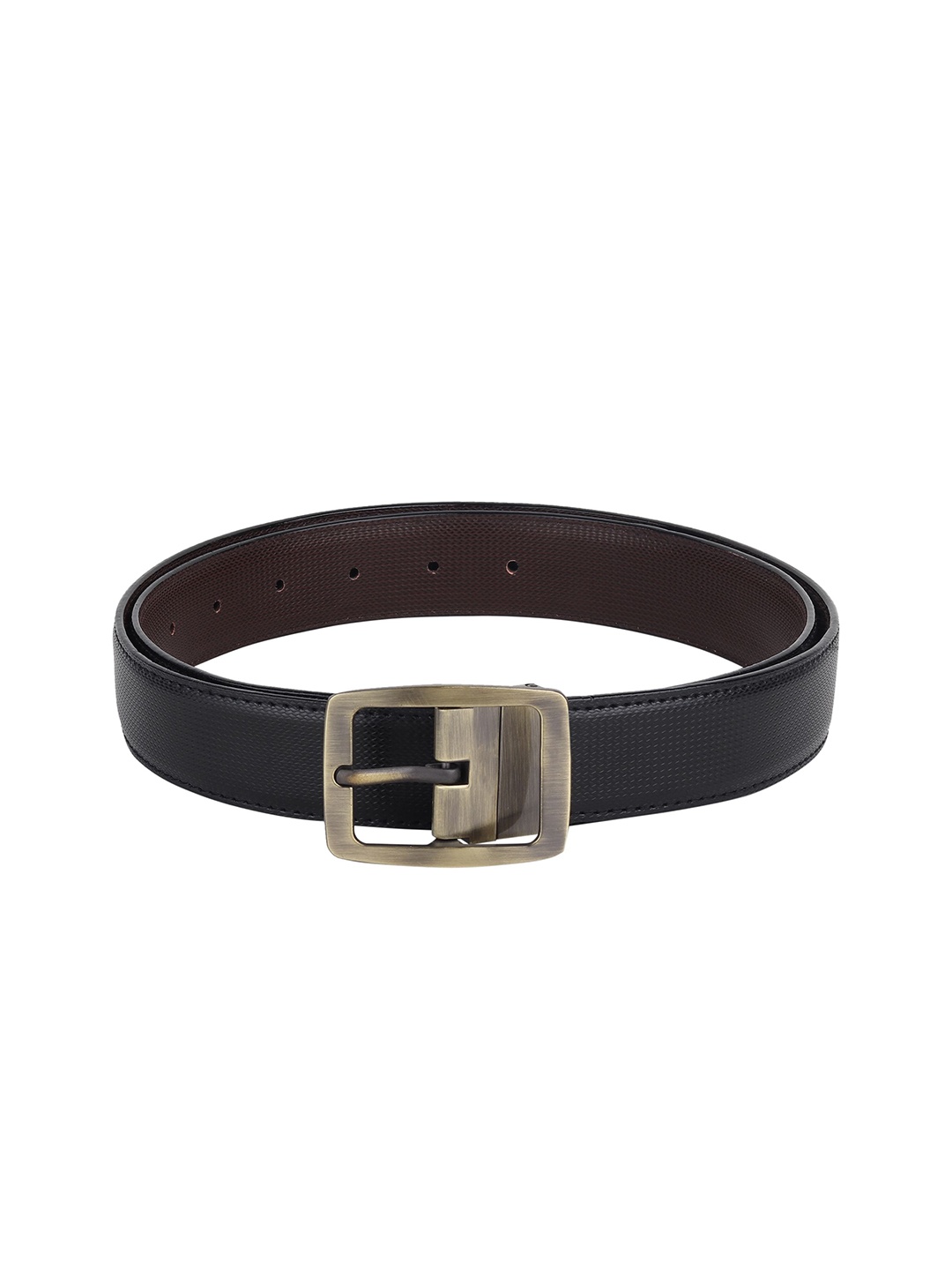 

Provogue Men Textured Belt, Black