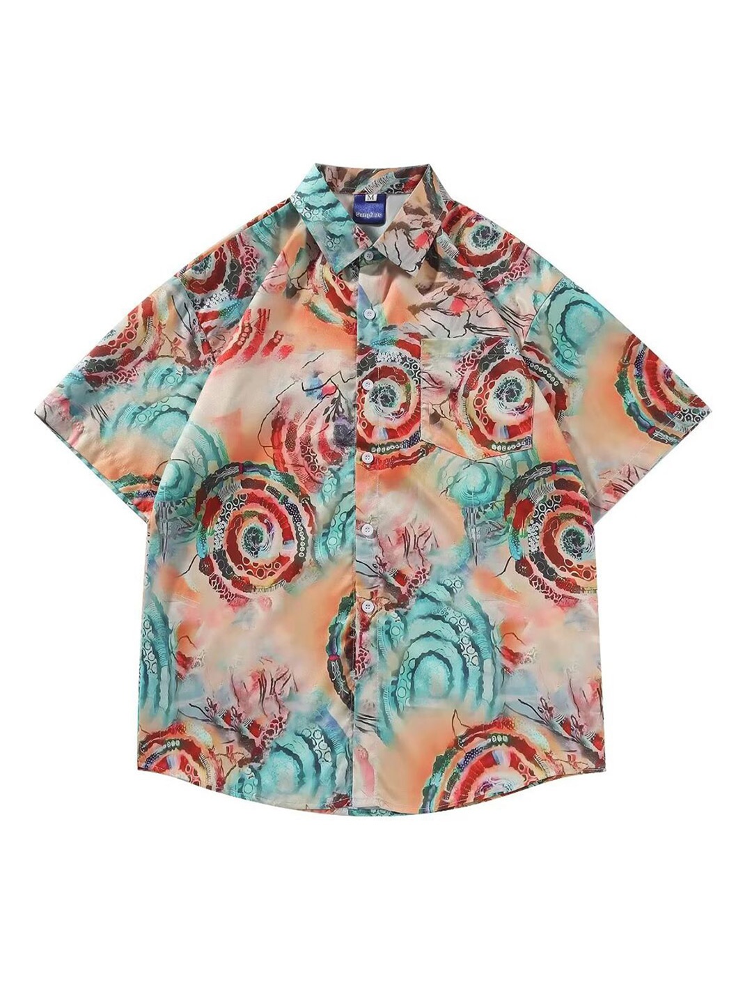 

StyleCast x Revolte Men Opaque Printed Casual Shirt, Pink