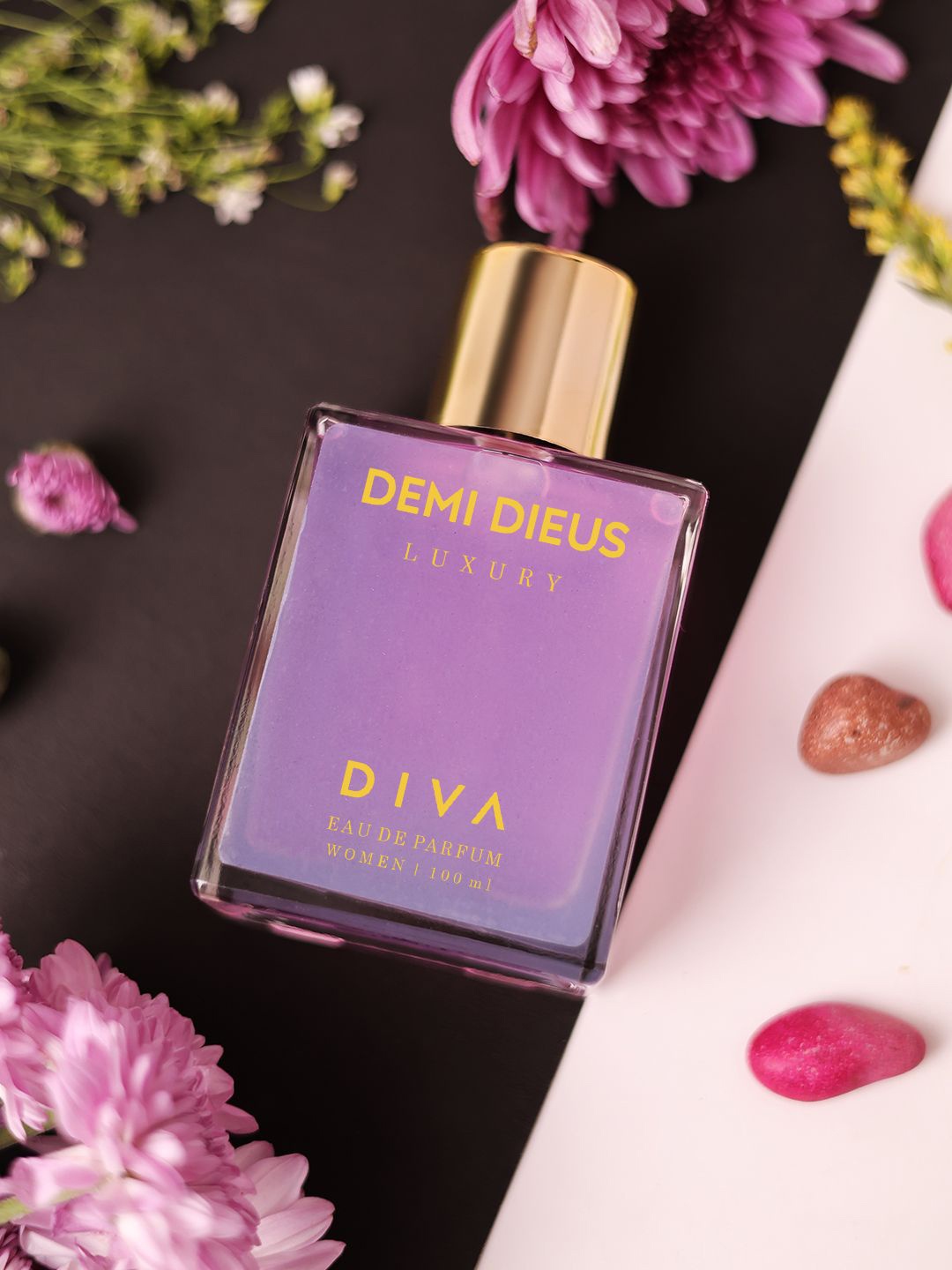 

DEMI DIEUS Diva Women Long Lasting Eau de Parfume - 100 ml, Transparent