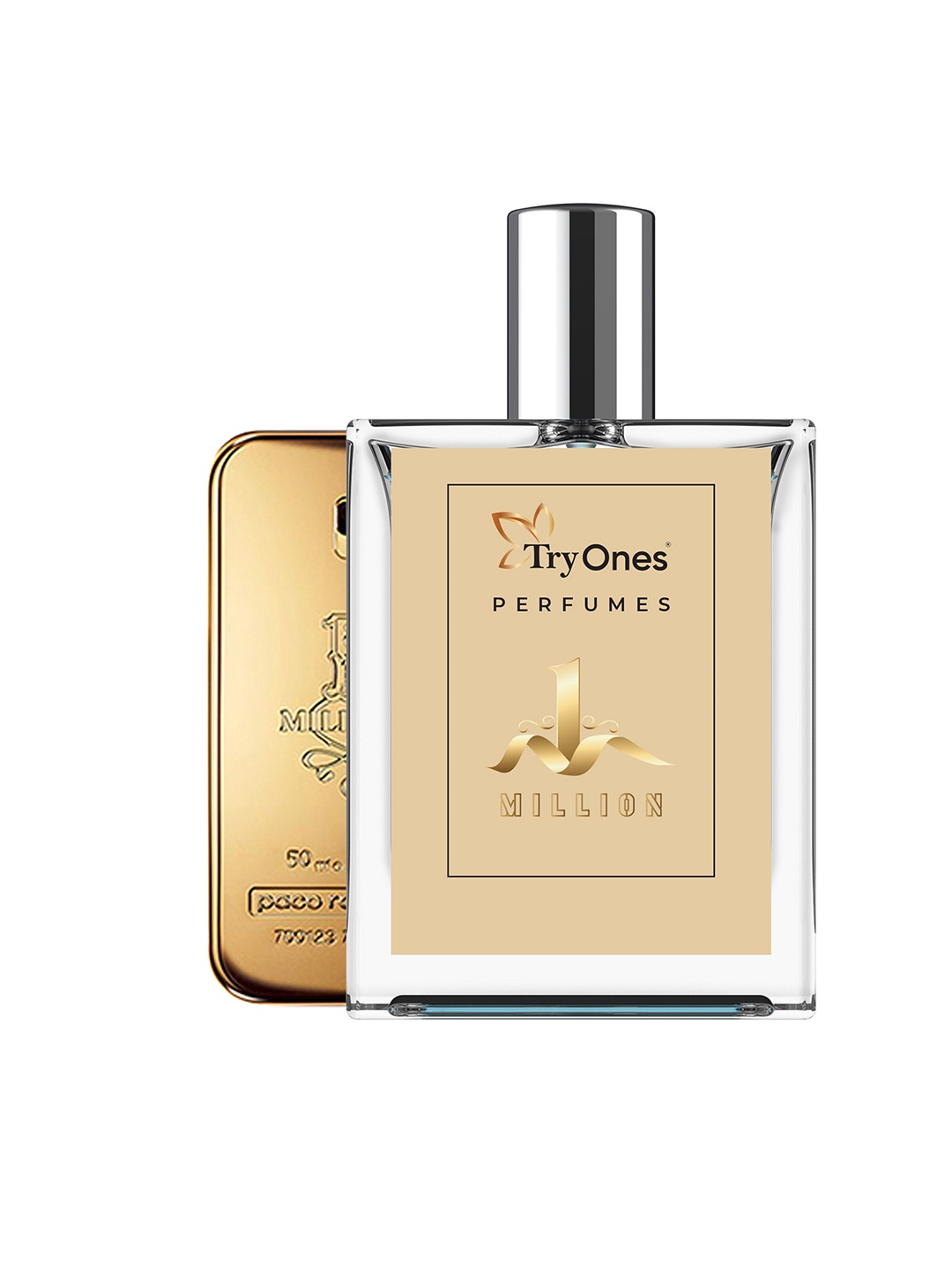 

TRYONES 1 Milion Long Lasting Eau De Parfum- 50 ml, White