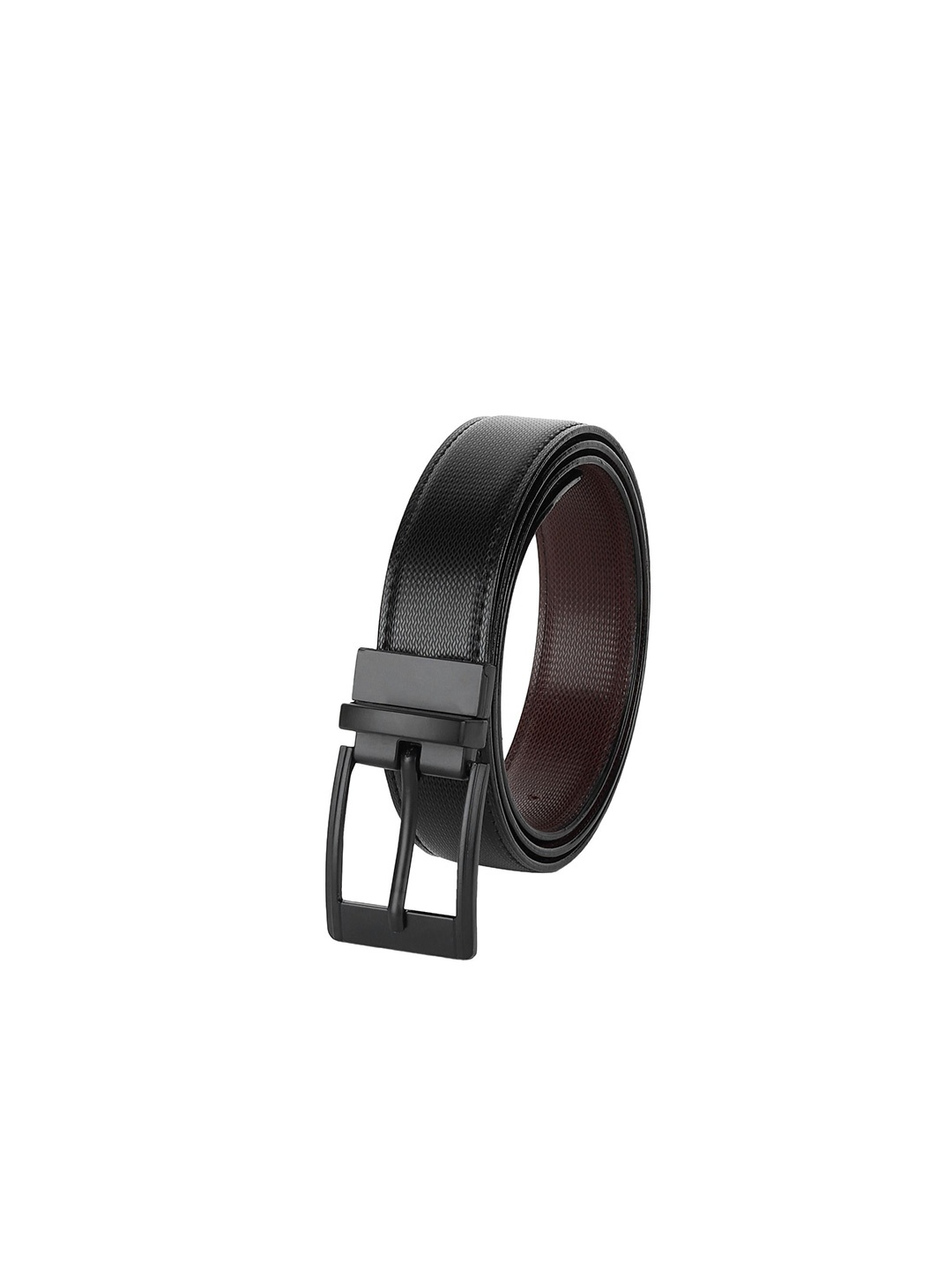 

Provogue Men Textured Belt, Black