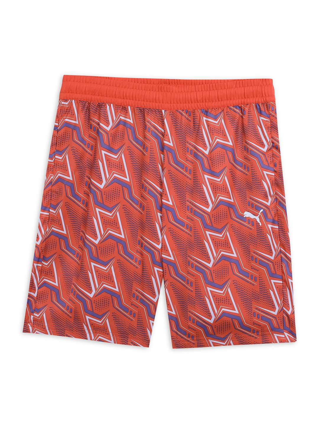 

Puma Boys Youth Woven Regular Fit Mid-Rise Training Shorts, Red