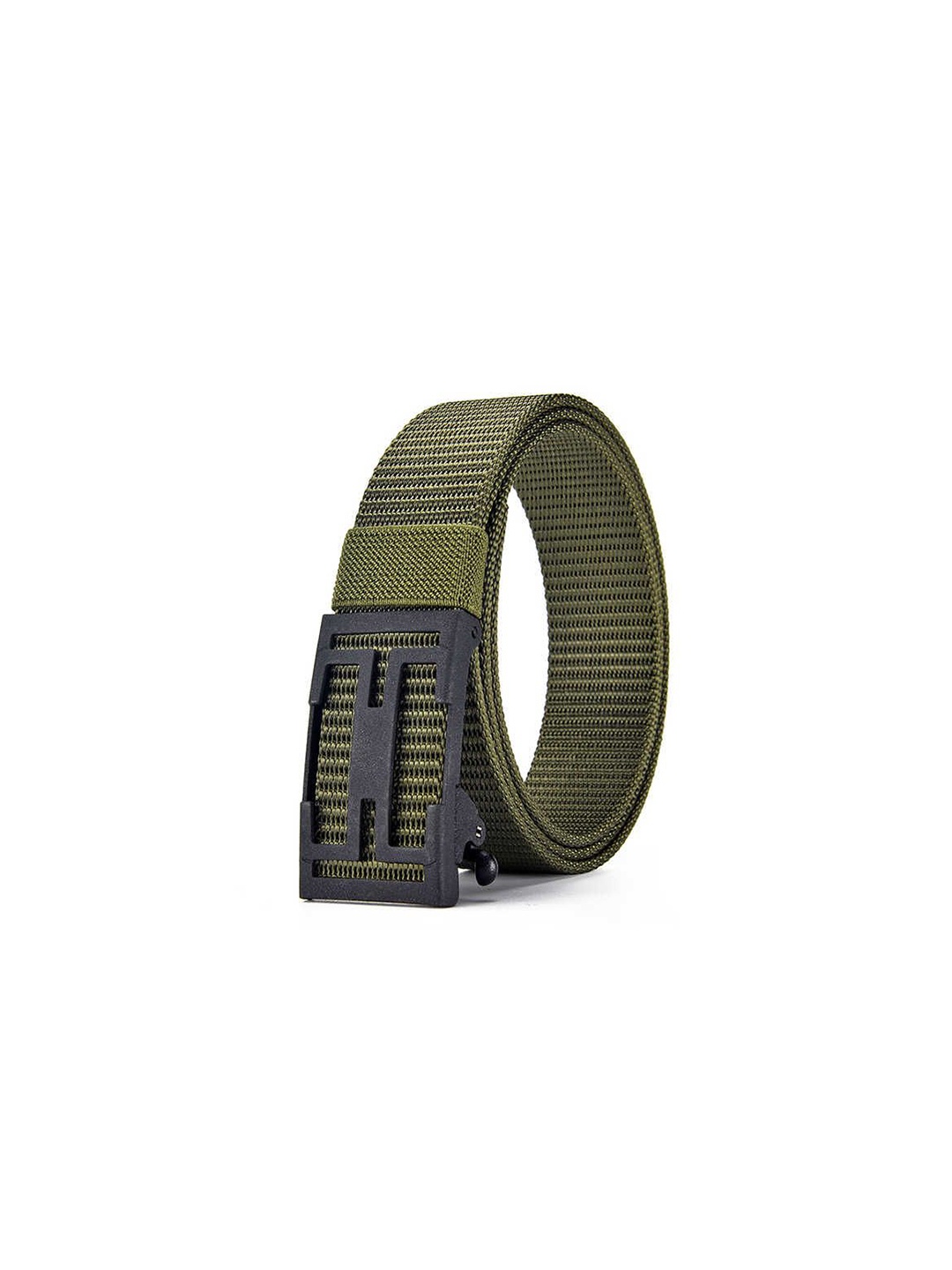 

Metronaut Men Textured Formal Belt, Green