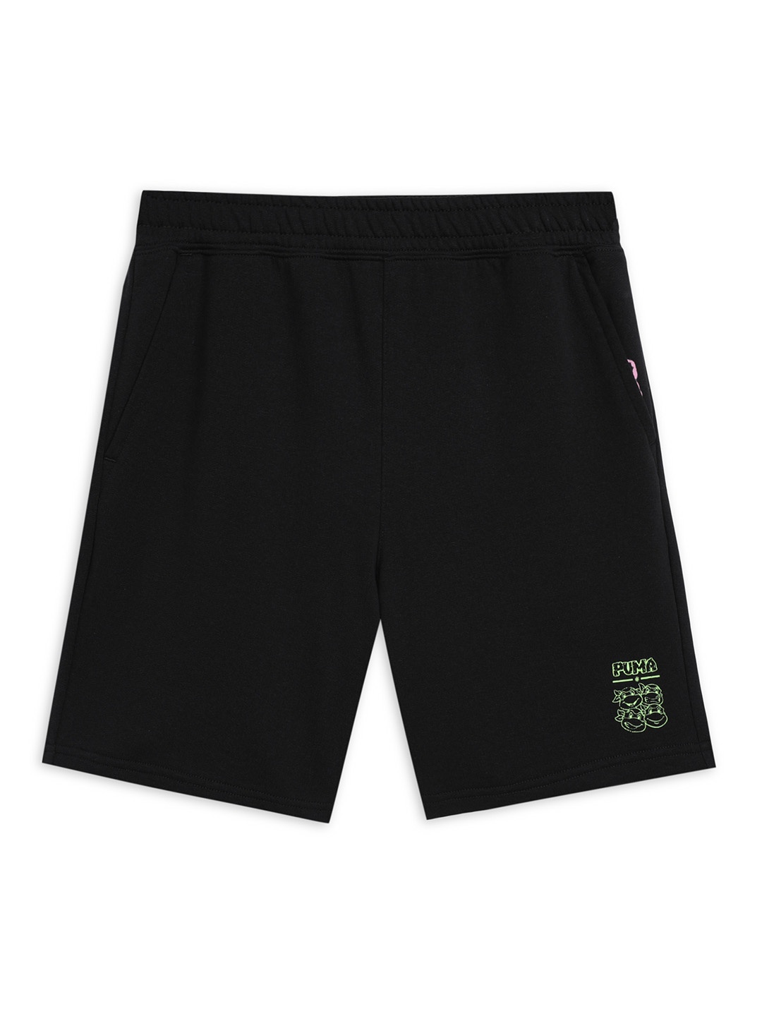 

Puma Boys x TMNT Youth Relaxed Fit Shorts, Black