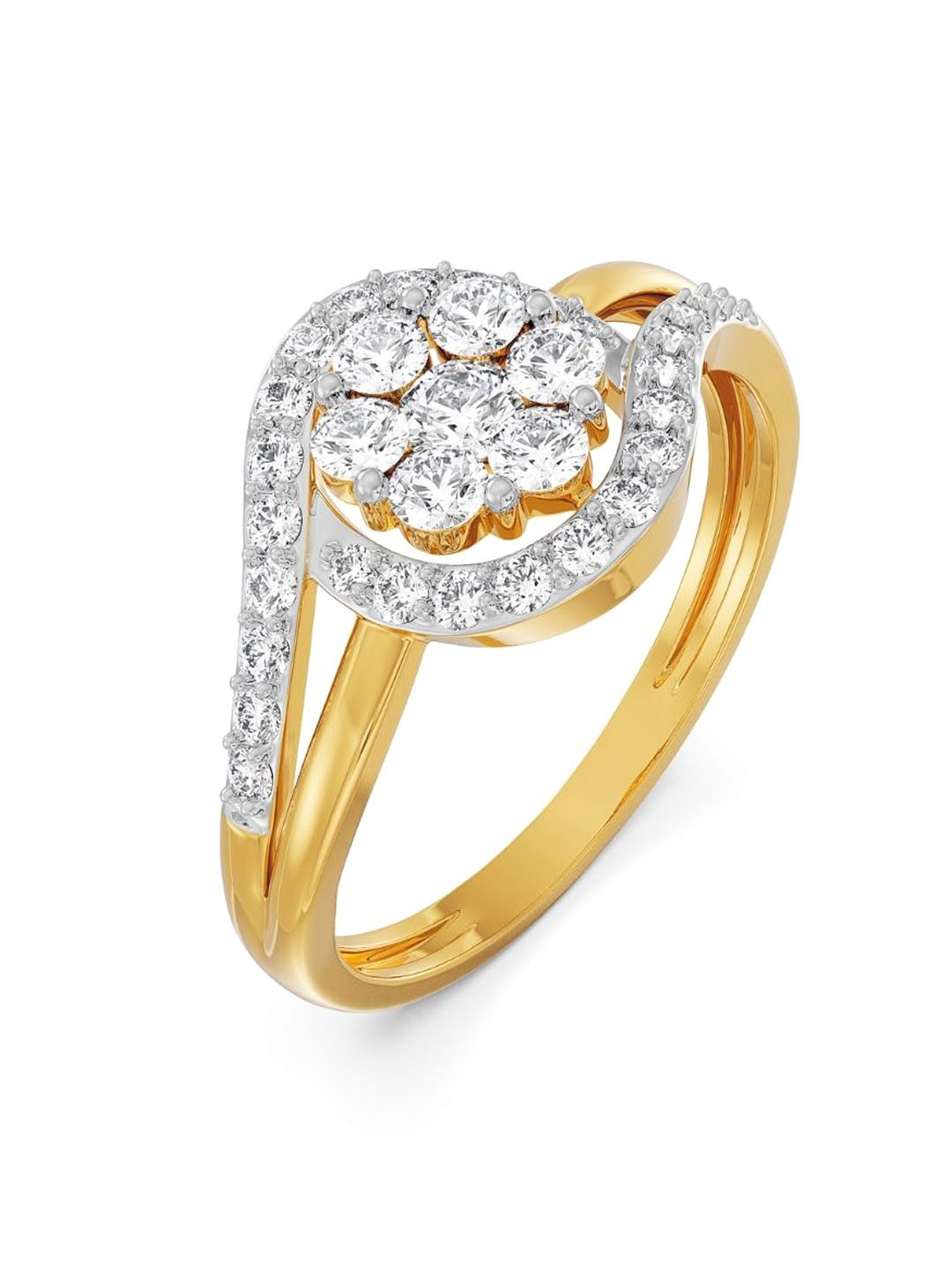 

Emori 14 KT Gold Timeless Glamour Diamond Ring -0.49 CT