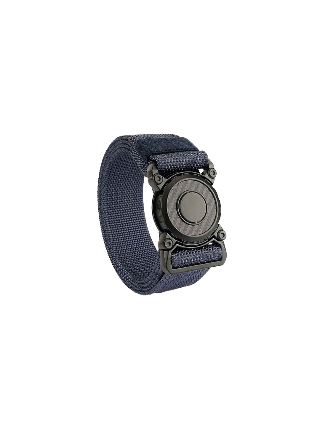 

Metronaut Men Textured Formal Belt, Blue