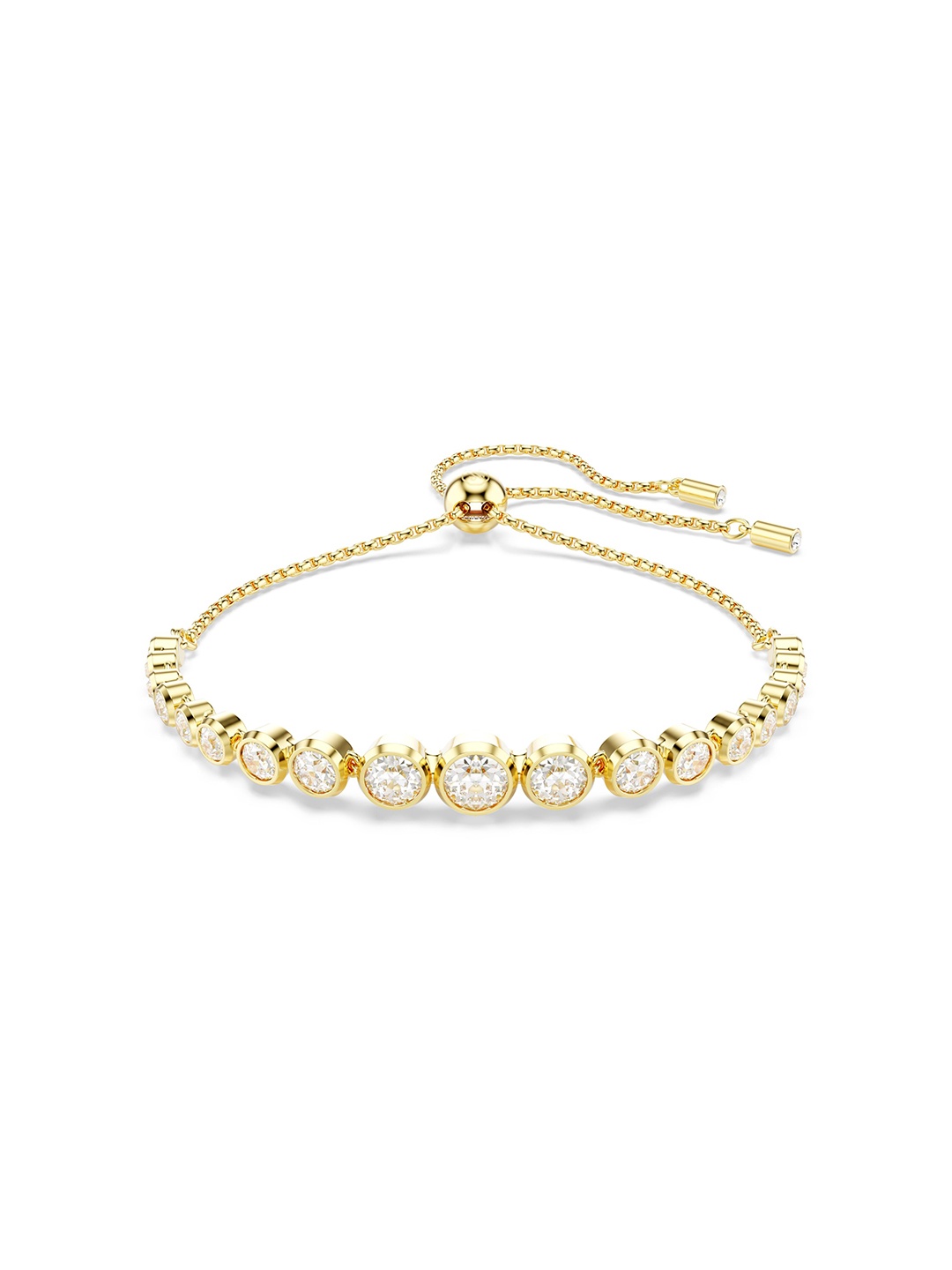 

SWAROVSKI Crystal Studded Wraparound Bracelet, Gold