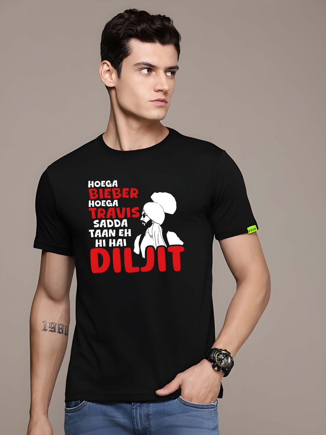 

Krimmple Men T-shirt, Black