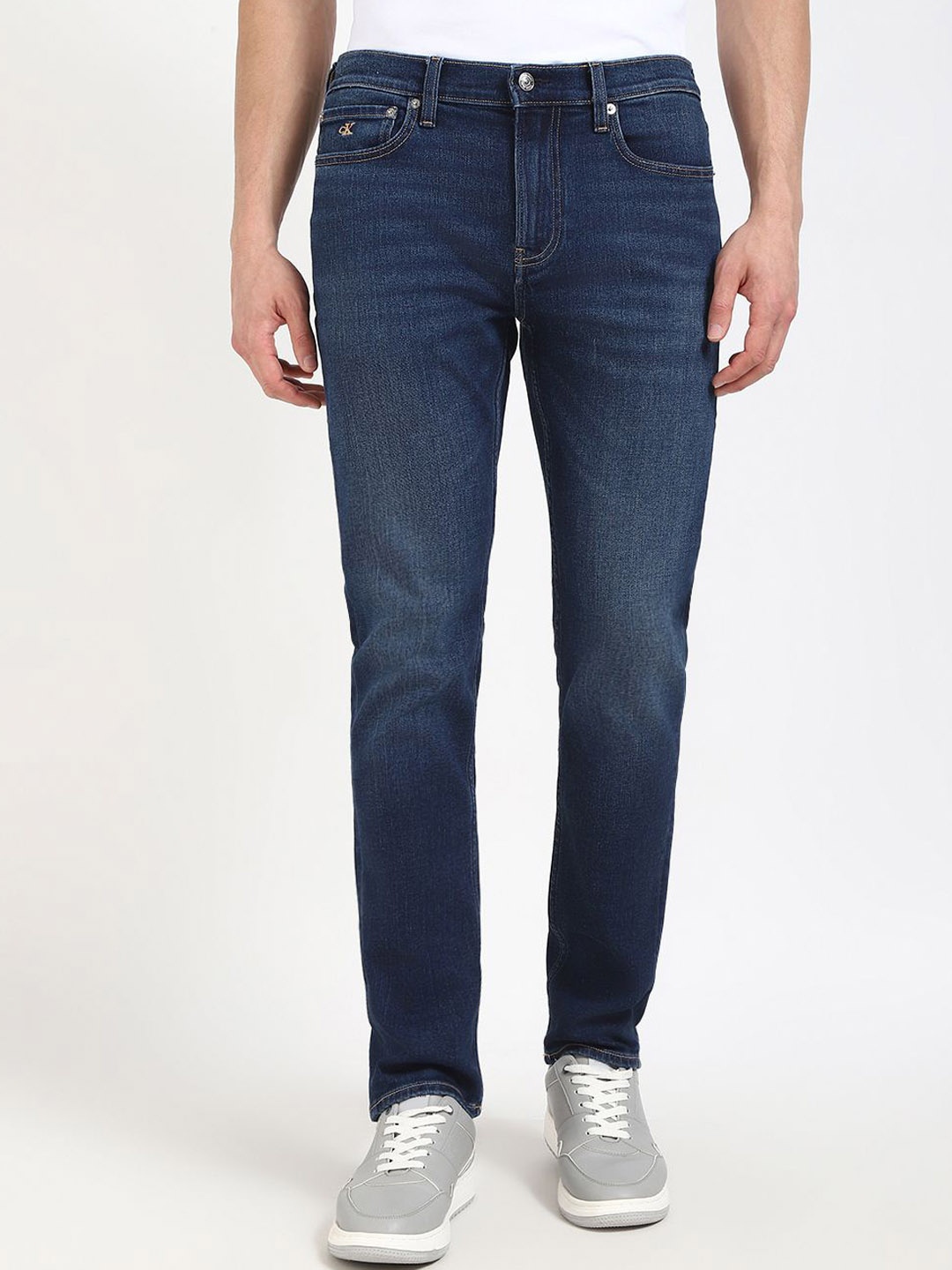 

Calvin Klein Men Slim Fit Light Fade Jeans, Blue